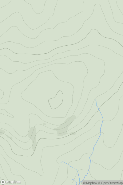 Thumbnail image for Beacon Hill [Lancashire, Cheshire and S Pennines] [SD753480] showing contour plot for surrounding peak